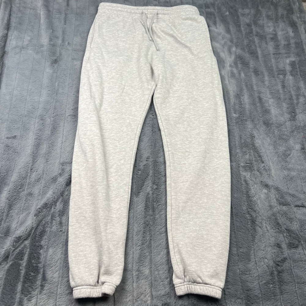 PacSun Mens Jogger Sweatpants Heather Gray Fleece Size M RN 090233